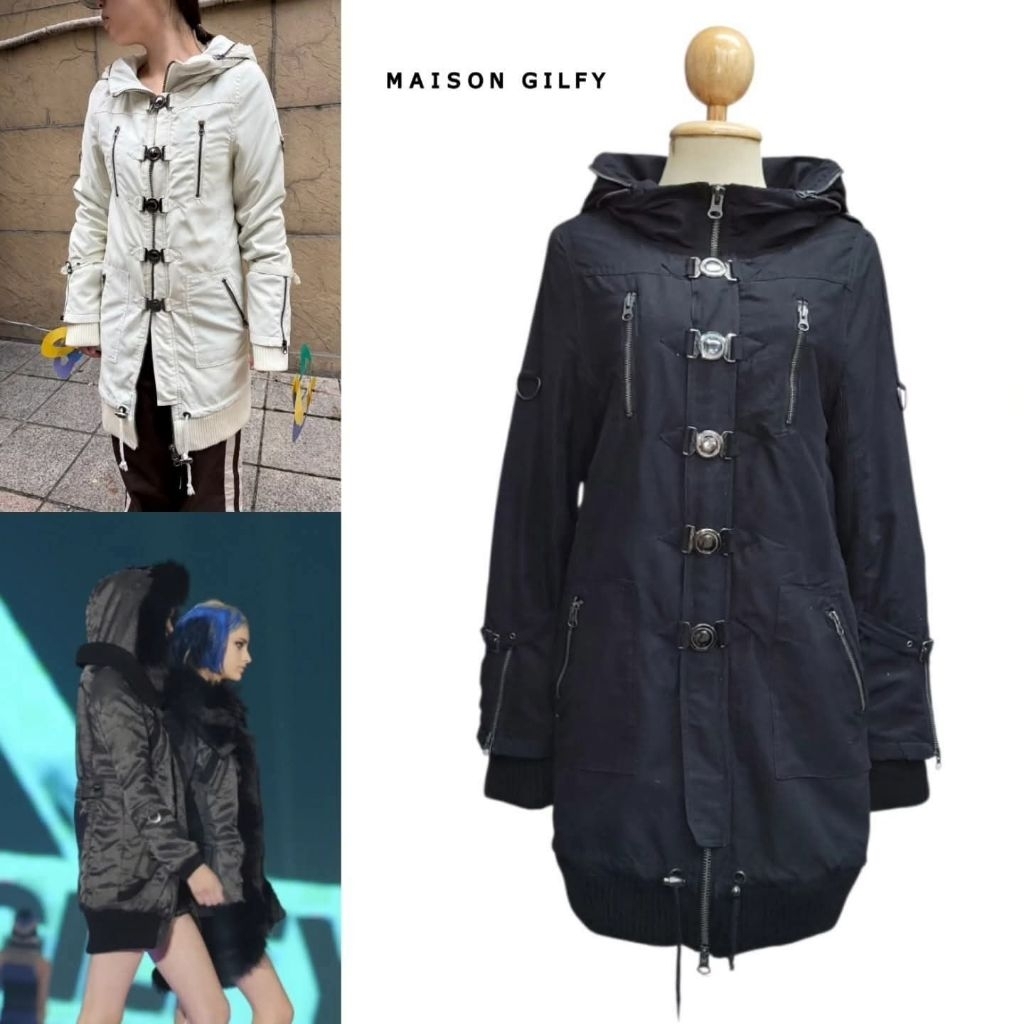 Gothic Coat With Hood Sz. F