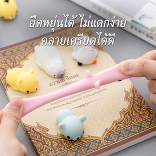 สกุชชี่ ของเล่นบีบ 100+ รูปแบบ 12/24 ชิ้น ปลอดภัย บีบคลายเครียด ทำเคสโทรศัพท์ DIY ของขวัญน่ารัก จัดส่งภายใน ส่งจากไทย