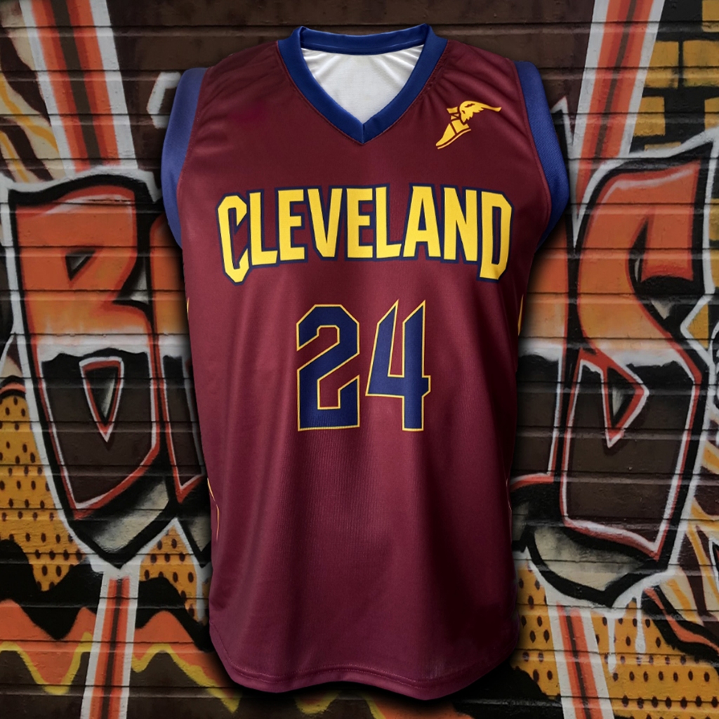 เสื้อบาสเก็ตบอล ทีม คลีฟแลนด์ คาวาเลียส์ รุ่น Icon Lauri Markkanen#24 ไซส์ S-5XL #BK0083