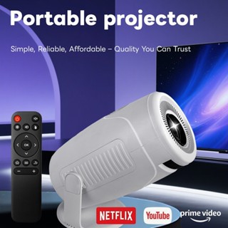 HY900 โปรเจคเตอร์ Android 12.0 Bluetooth 5.0 Wifi 6 โปรเจคเต…