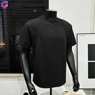 Crush Oversized Timeless ผ้าหนายับยากรีดง่าย เสื้อยืดทรงหลวม ดีไซน์คลาสสิค เสื้อยืดเปล่า