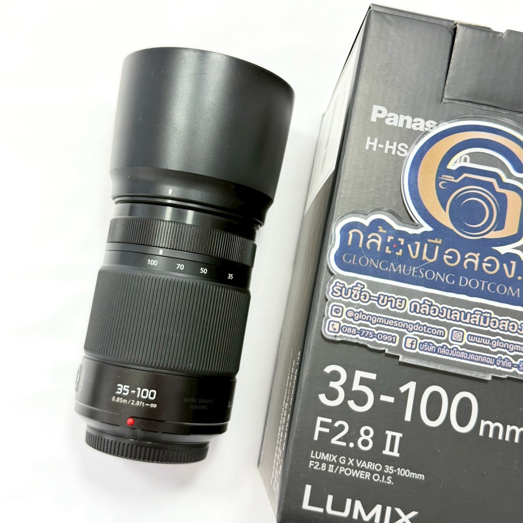 Panasonic Lumix G X Vario 35-100mm F2.8 II POWER O.I.S [รับประกัน 1 เดือน]