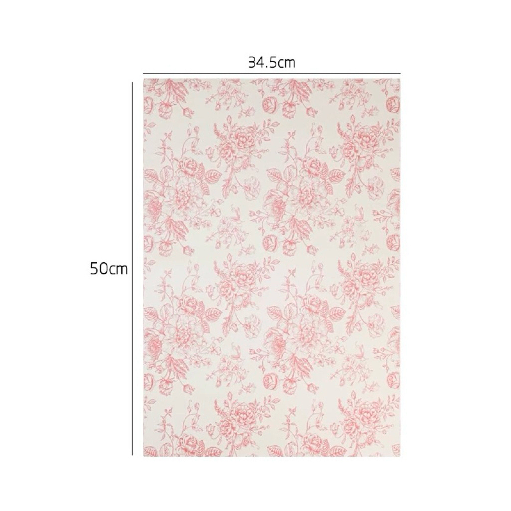 🇹🇭✨ ส่งด่วน กระดาษห่อดอกไม้สไตล์ afternoon tea กระดาษห่อช่อดอกไม้ กระดาษห่อดอกไม้กันน้ำ กระดาษห่อดอกไม้สไตล์เกาหลี💕 - รูปที่ 2