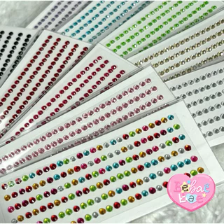 สติกเกอร์คริสตัล สติกเกอร์เพชร ขนาด 3 มิล* crystal sticker สั่งขั้นต่ำ 20 บาทไม่รวมค่าส่ง