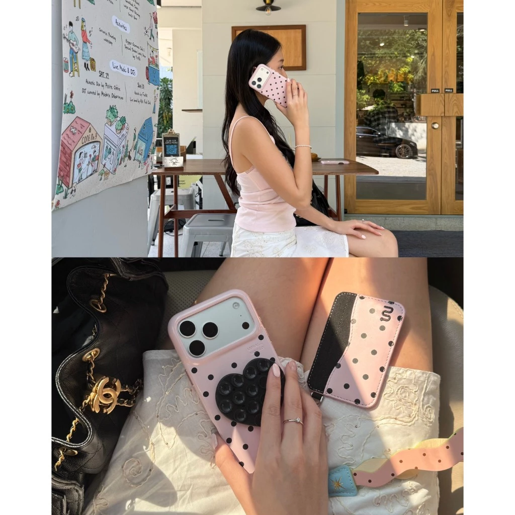 Polkadot Ver.2 Hagen Case แบบแม่เหล็ก Whale Indeed หนังแก้วเกรด Premium thumbnail 9