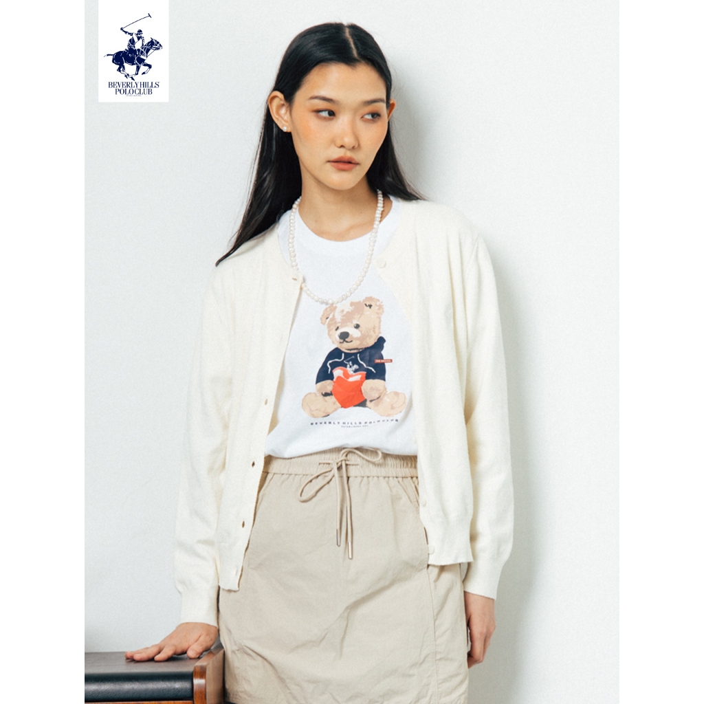 BEVERLY HILLS POLO CLUB  NEW ITEMS!! Flatknit เสื้อไหมพรม แขนยาว รุ่น LKSF003