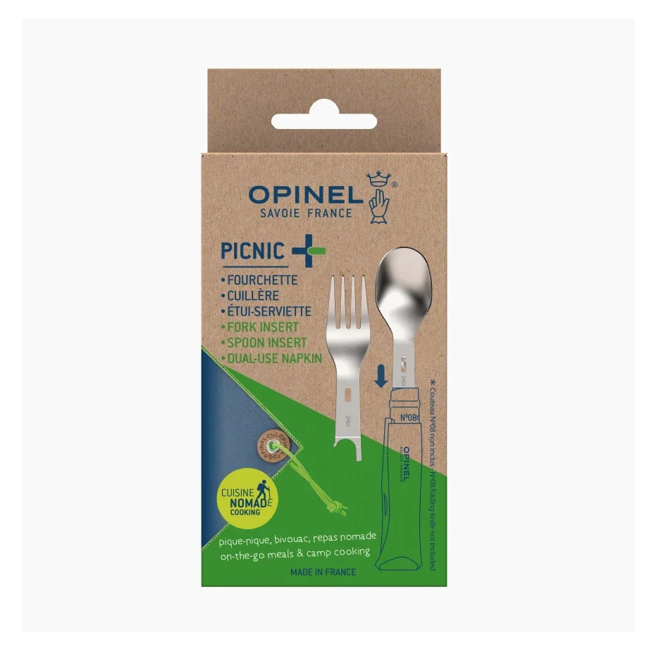 Opinel Picnic Plus Spoon And Fork (2501) สำหรับใส่กับ Opinel No.08