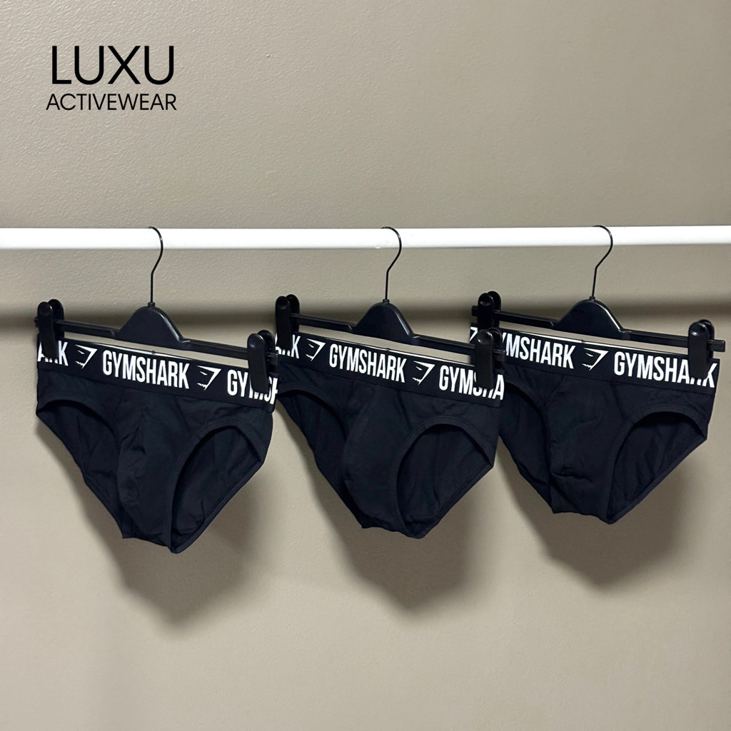 (พร้อมส่ง) GYMSHARK กางเกงในชาย Brief (3-Pack) ของแท้ 100%🇦🇺