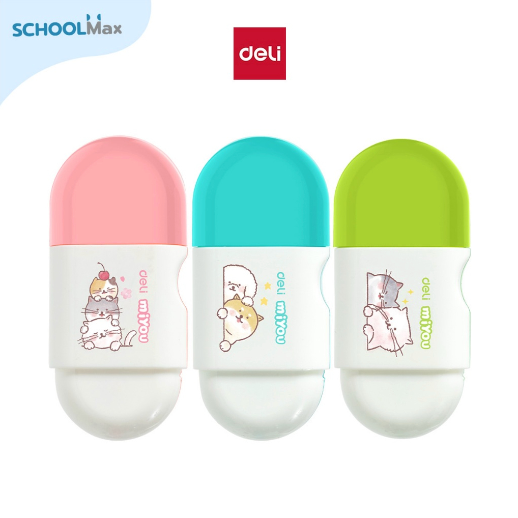 Deli เทปลบคำผิด 6m.(3สี) No.H352