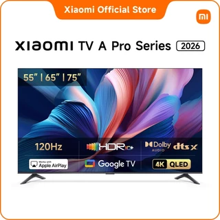 Xiaomi A Pro ทีวี 32/43/55/65 นิ้ว QLED 4K Google TV ประกัน3ปี Airplay2/DolbyAudio 60Hz