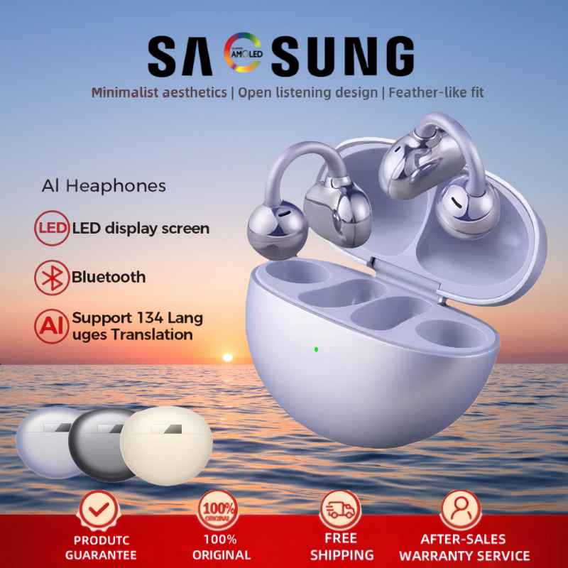 [NEW]Samsung หูฟังบลูทูธ Free Clip หูฟังTWS แบบเปิดหู ​|แบตเตอรี่ใช้งานได้ 36 ชั่วโมง|ดีไซน์ C-Bridge ทันสมัย