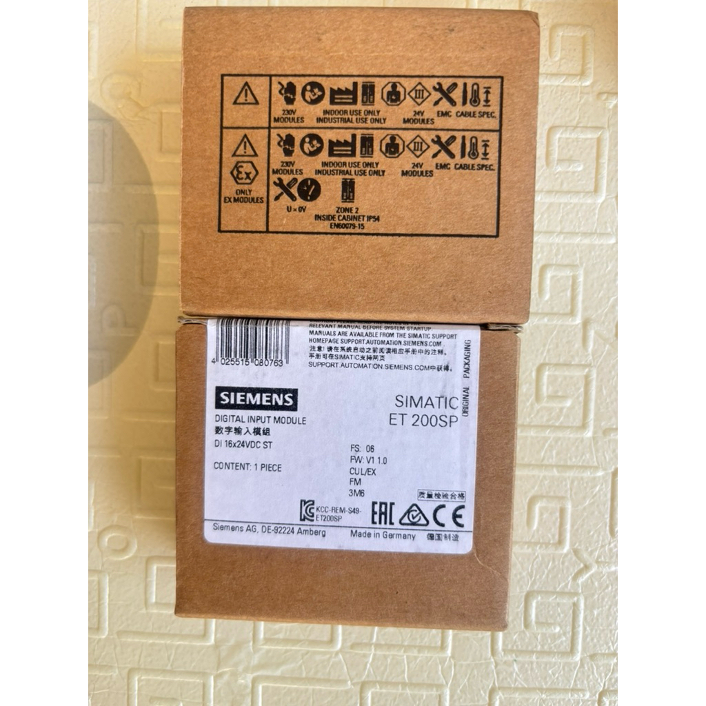 6ES7 131-6BH00-0BA0 SIMATIC ET 200SP DIGITAL INPUT MODULE