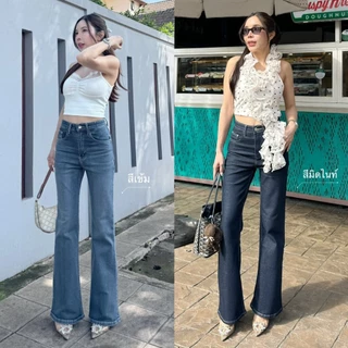 ยีนส์SARAN SR7019 กางเกงยีนส์ทรงขาม้า