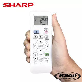 รีโมทแอร์ ชาร์ป อะไหล่แอร์ SHARP Air Conditioner Remote Control รุ่น A967