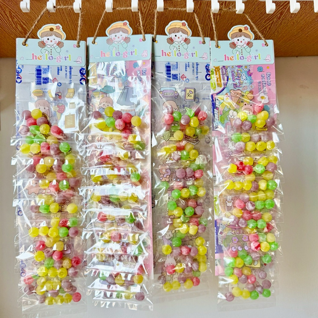 เยลลี่ไข่มุกเปรี้ยว(ไม่แถมสติกเกอร์)เยลลี่ไข่มุกยกแผง เยลลี่5 บาท อร่อย หนึบหนับ ขึ้นแผงใหม่ทุกวัน พร้อมส่ง!!
