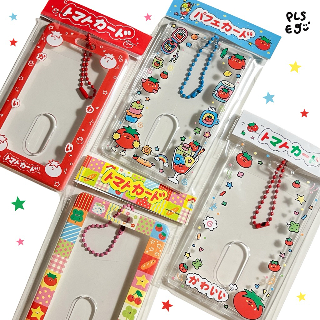 TOMATO CARD เฟรมการ์ดมะเขือเทศ เคสการ์ด **เฉพาะเคสไม่รวมพวงกุญแจตกแต่ง**