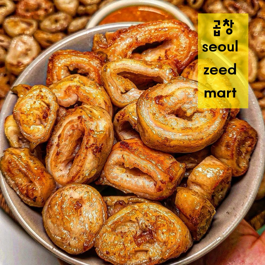 ไส้หมู(มักชัง) 막창 / ไส้ใหญ่วัว (แดชัง) 대창 แช่แข็ง ปิ้งย่างเกาหลี
