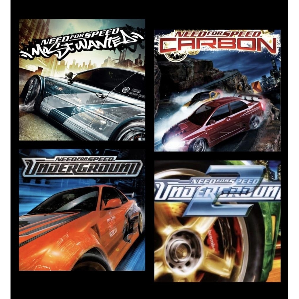 แผ่นเกมส์Ps2 - Need For Speed มี4ภาค (เก็บปลายทางได้)
