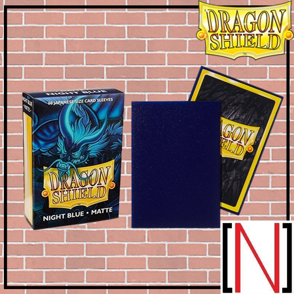 [Sleeve][ซองใส่การ์ด] Dragonshield 60CT - Matte Night Blue japanese size [Vanguard][Yugioh][Dragon s