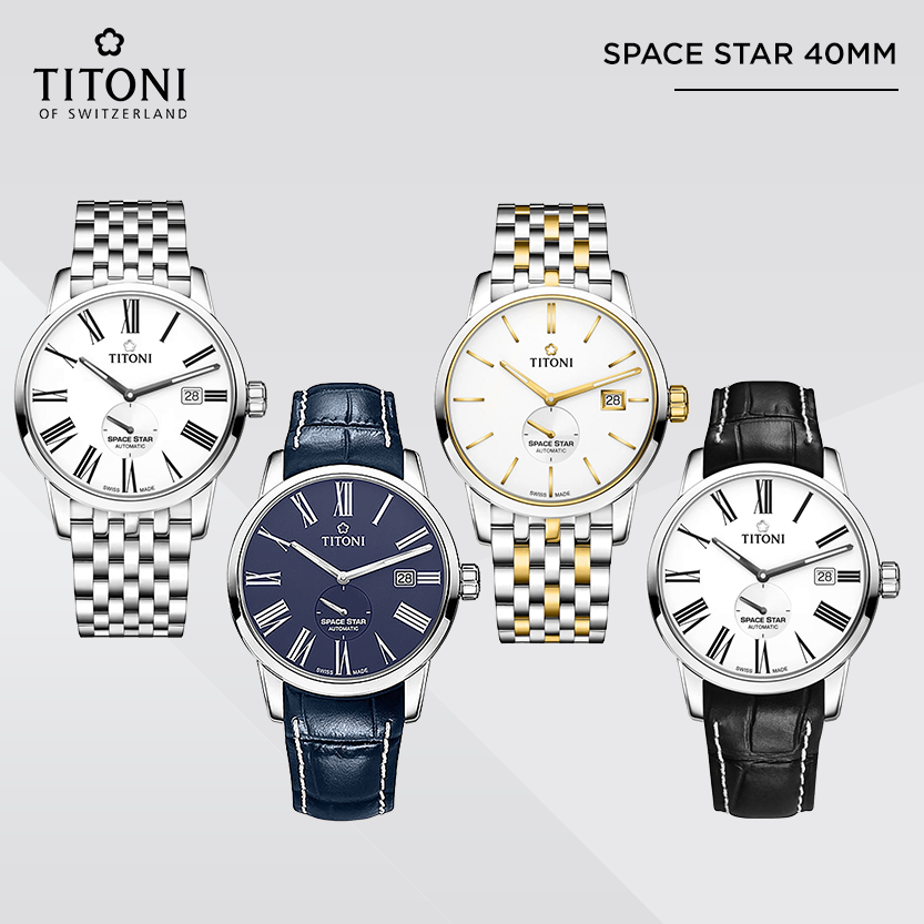 นาฬิกา Titoni Luxury Gents Watch - Space Star 40MM