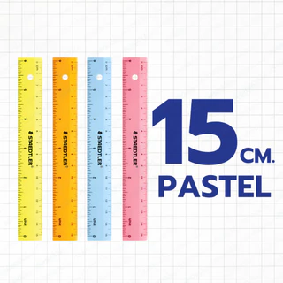 ไม้บรรทัด 15cm(สีใส),15cm(สีอื่น),30cm(สีใส) ยี่ห้อ Staedtler 1 อัน