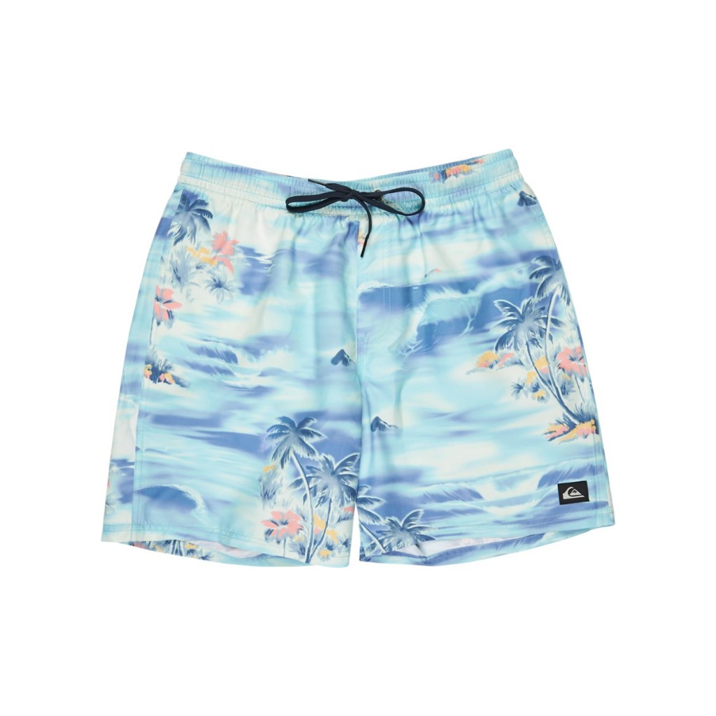 QUIKSILVER กางเกงบอร์ดชอร์ตผู้ชาย Mens Everyday Straight Volley 17"  Swim Shorts-Blue  254 EQYJV0414
