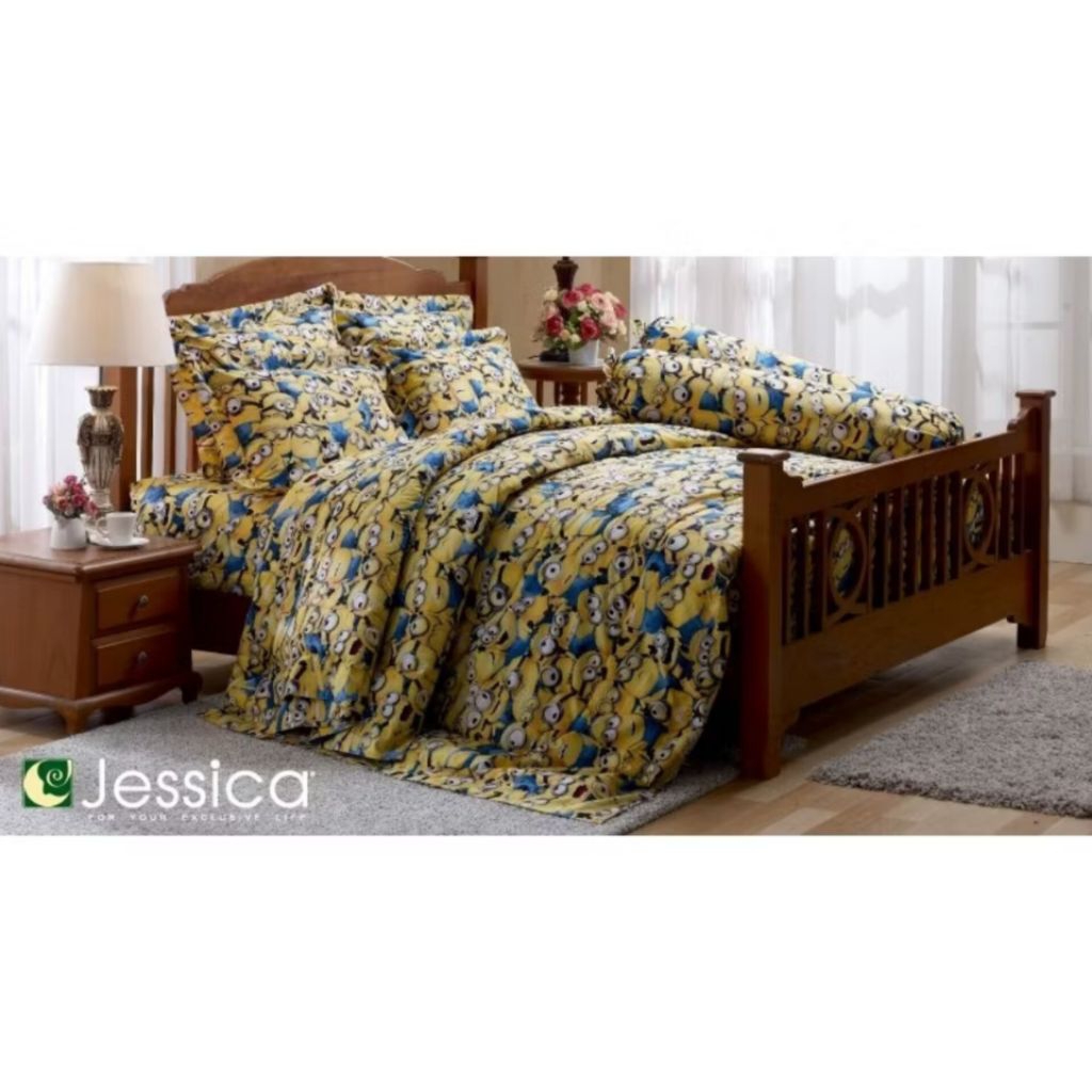 JESSICA ชุดผ้าปูที่นอน 6 ฟุต ( ไม่รวมผ้านวม )รหัส MN003