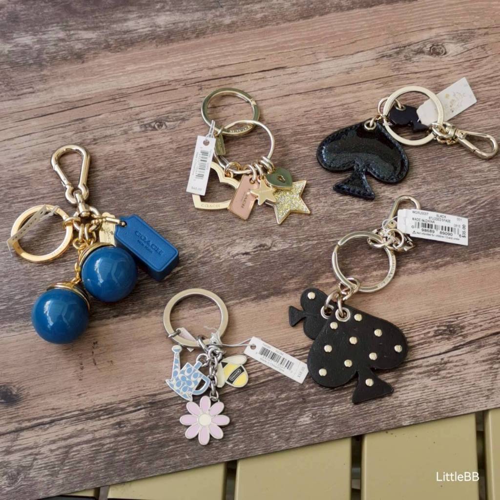 *ส่งด่วน* พวงกุญแจ COACH LEATHER TASSEL BAG CHARM (COACH F58505)  #keyring #พวงกุญแจ #Gift #ของขวัญ