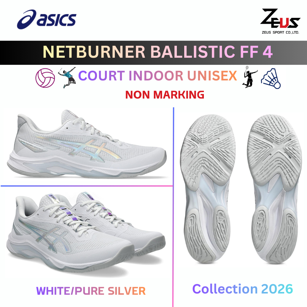 ASICS [SHINE PACK] รองเท้าแบดมินตัน วอลเลย์บอล (แนะนำไซส์ +0.5CM) Non Marking สามารถเข้าได้ทุกสนาม BADMINTON VOLLEYBALL ราคา ถูกที่สุด ดีลบีเคเค แกลเลอรีภาพที่ 7