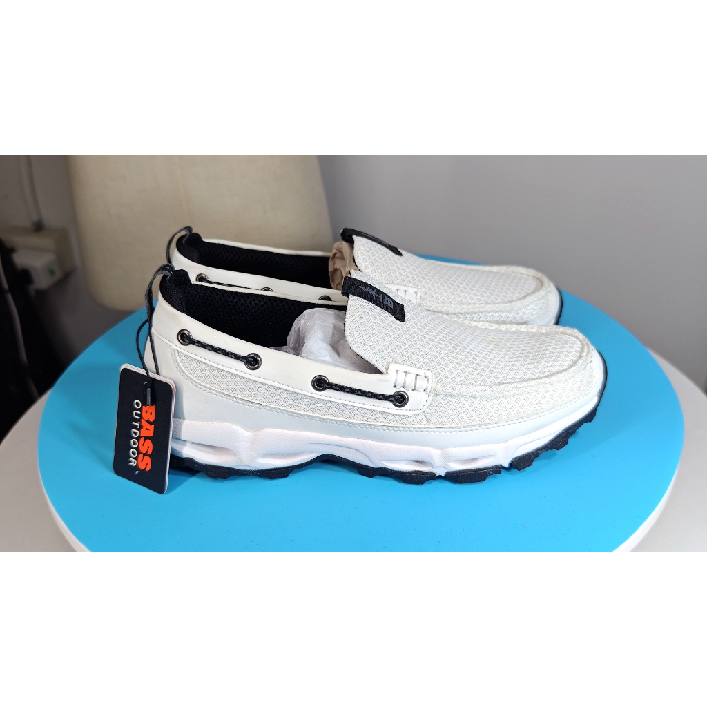 G.H. Bass & Co:รองเท้ากอล์ฟสีขาว น้ำหนักเบา ระบายอากาศดี พื้นนุ่ม ใส่สบาย เหมาะสำหรับกิจกรรมกลางแจ้ง