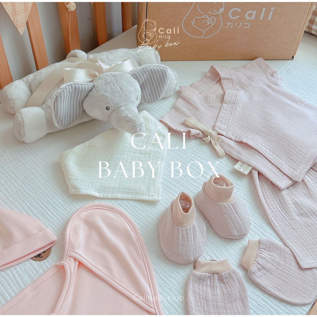 CALI BABY GIFT BOX 🎁 ของขวัญเยี่ยมคลอดสุดพิเศษ สำหรับทารกแรกเกิด *ป้าย Cali baby