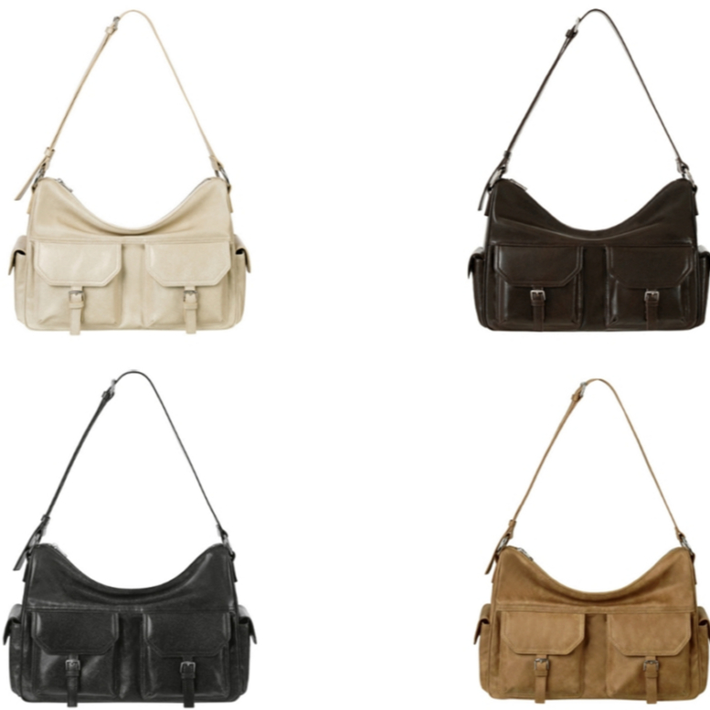 Stand Oil Joey Bag 6 Colors - 조이백 (Black, Cream, Camel, Marron, Suede Black, Suede Marron)