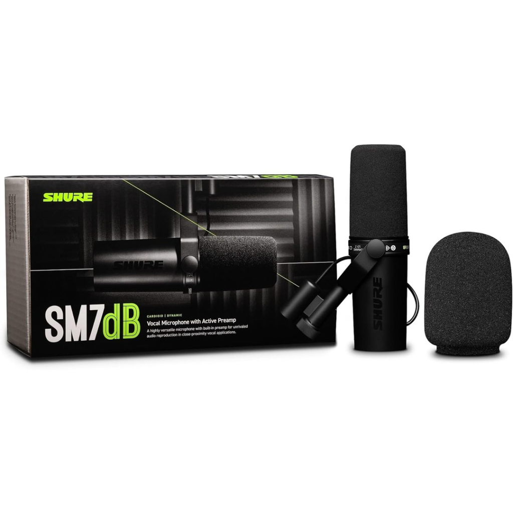 Shure SM7DB ไมโครโฟนคอนเดนเซอร์ ไมโครโฟนสตูดิโอ ( พร้อมส่งในไทย )