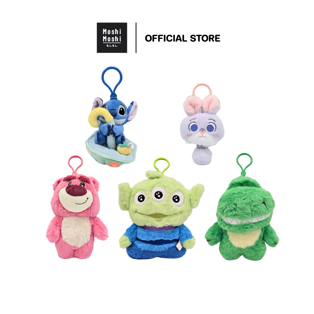Moshi Moshi พวงกุญแจตุ๊กตา พวงกุญแจห้อยกระเป๋า ลิขสิทธิ์แท้จาก Disney รุ่น 8100046668-46984