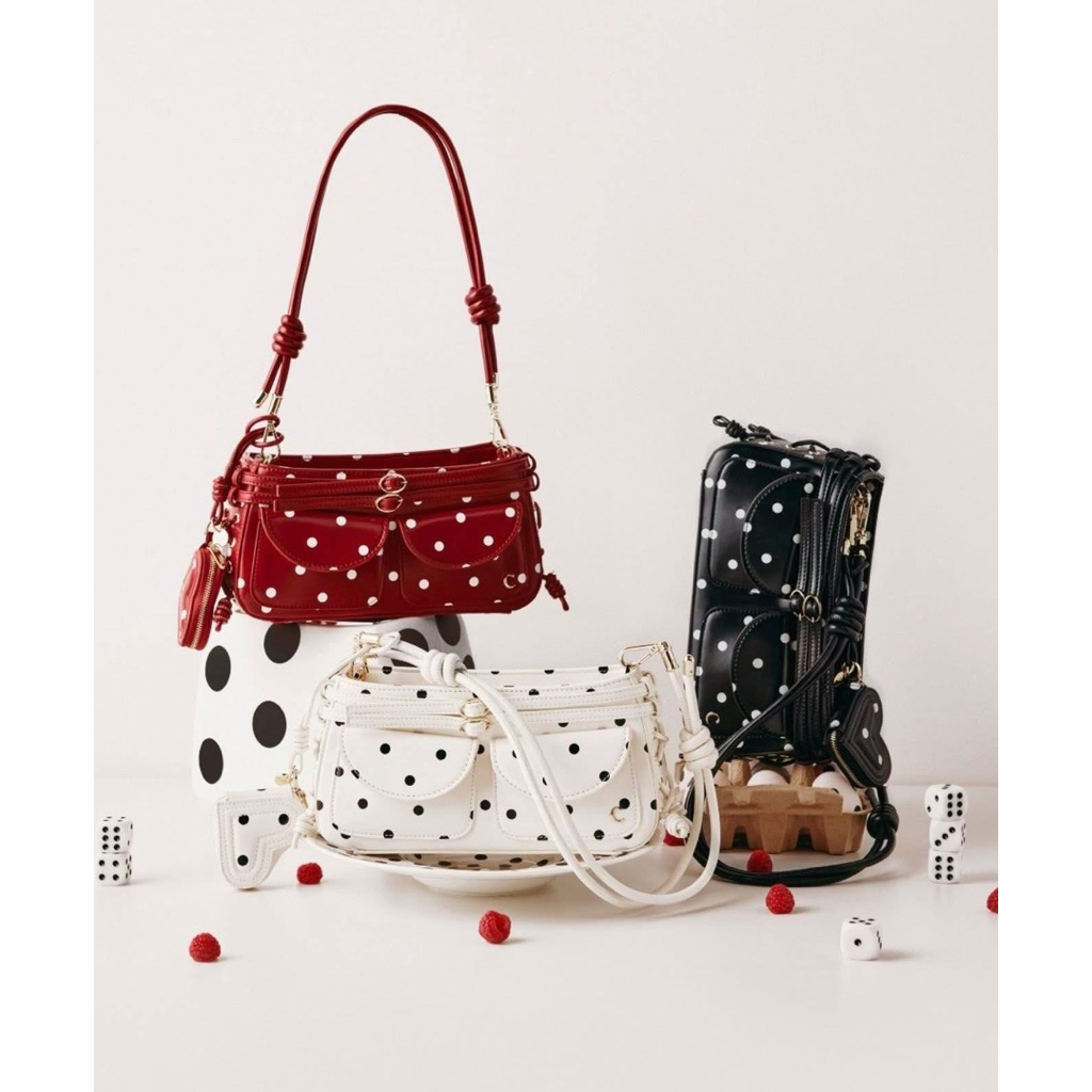 พรีออเดอร์ Alice polka dot limited 3สี  ใช้โค้ด20-30%สูงสุด3,000บาท