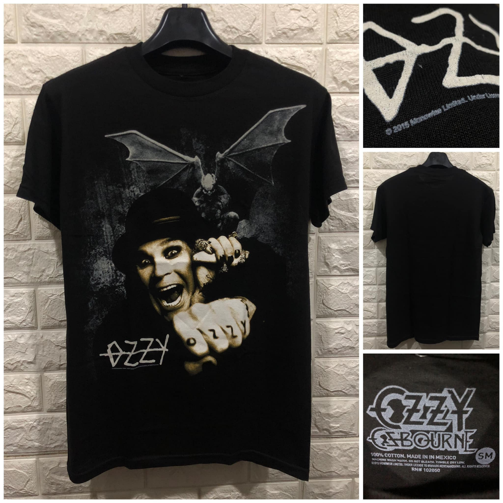[จัดส่งฟรี!!!] เสื้อวงดนตรี Ozzy Osbourne ปี 2015 Size S สินค้าลิขสิทธิ์แท้ 100%