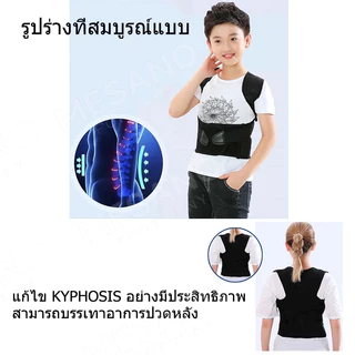 MESANO เข็มขัดพยุงหลัง แก้ปวดหลัง เสื้อพยุงหลัง ที่รัดแก้ปวดหลัง แก้หลังงอ แก้หลังค่อม