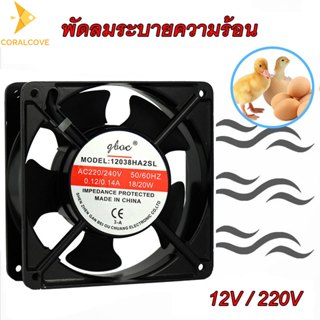 coralcoveshop พัดลมระบายความร้อน RACK FAN Cooling Fan DC/AC …