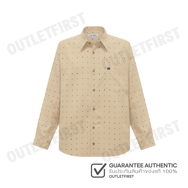 GUY LAROCHE รุ่น MAN'S LONG SLEEVES SHIRT CODE: BAB5220P4BE เสื้อเชิ้ต เสื้อแขนยาว เสื้อผู้ชาย