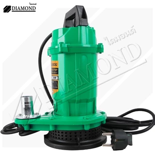 Diamond ปั๊มแช่ 1 นิ้ว ปั้มแช่ดูดโคลน ปั๊มจุ่ม 450W สายไฟ 3 เมตร ปั๊มน้ำ ปั๊มแช่ไฟฟ้า มอเตอร์ทองแดงแท้100%