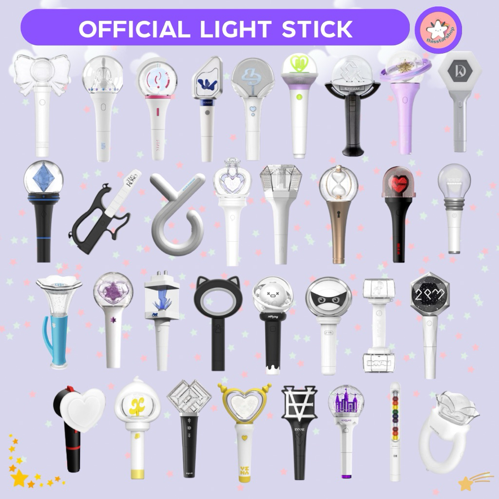 แท่งไฟ MEOVV (G)I-DLE WOODZ Kiss of Life P1Harmony CHUEILIYU xikers B.I BTOB HIGHLIGHT CNBLUE offici