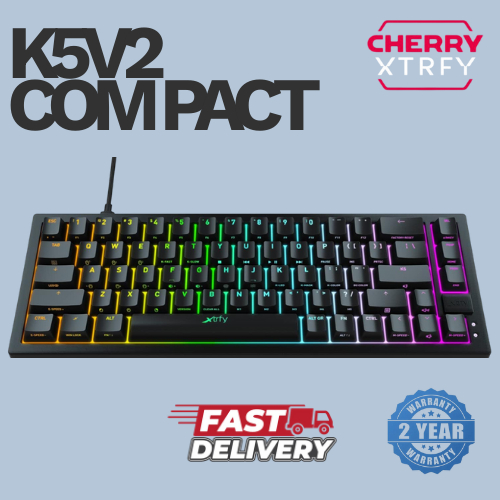 Cherry Xtrfy K5V2 Compact (ภาษาอังกฤษ) Red SW ประกัน 2 ปี
