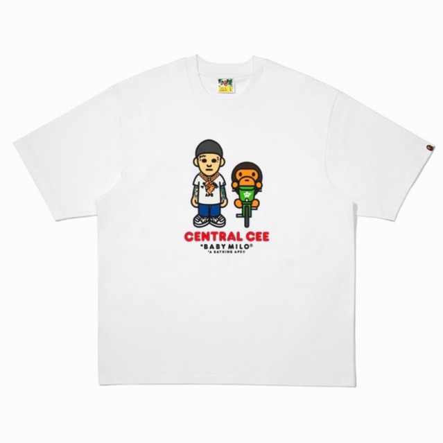NEW !!! BAPE x Spotify x Central Cee Bax Milo Relaxed Fit Tee