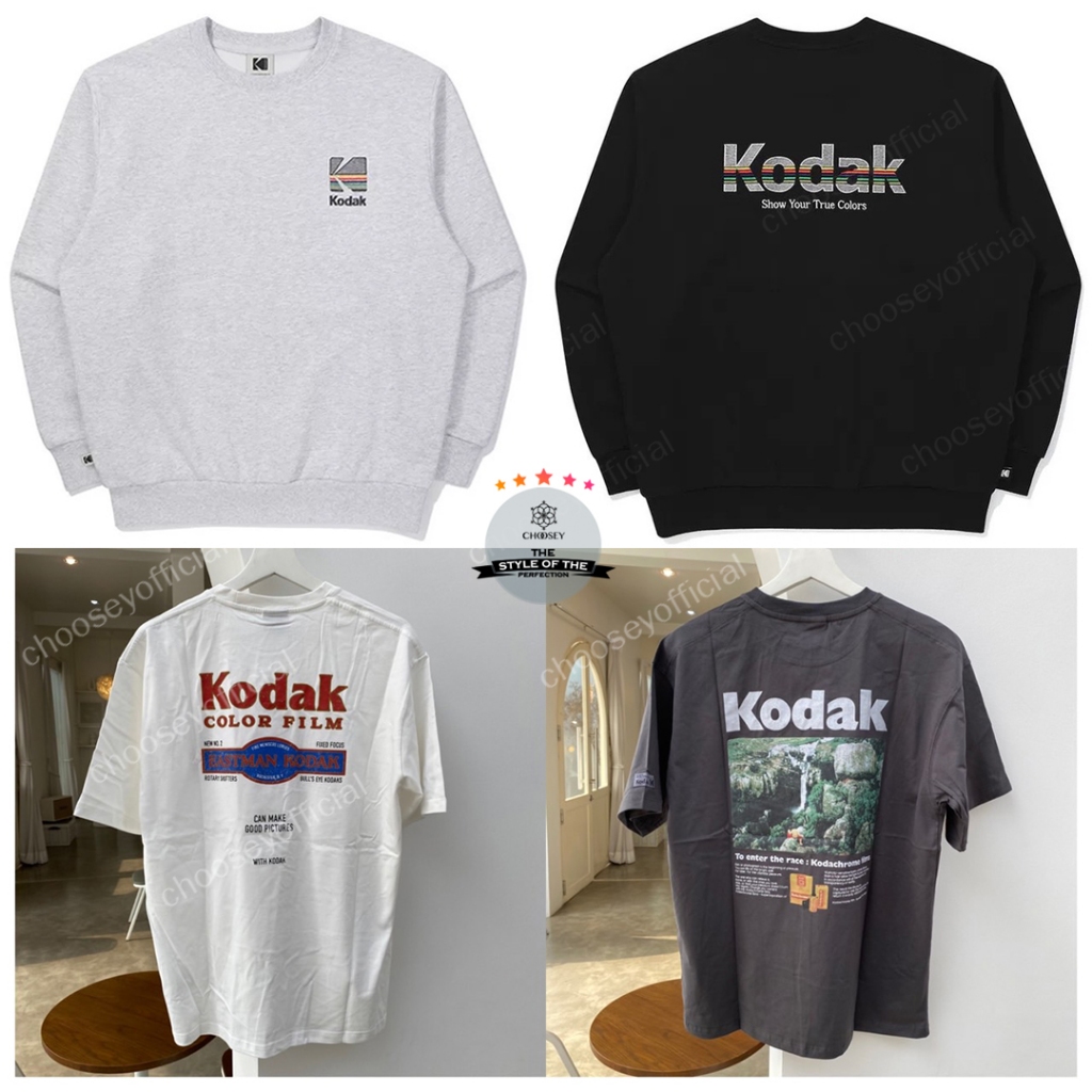 พร้อมส่ง เสื้อยืดKodak ใส่ได้ทั้งหญิงและชาย📷