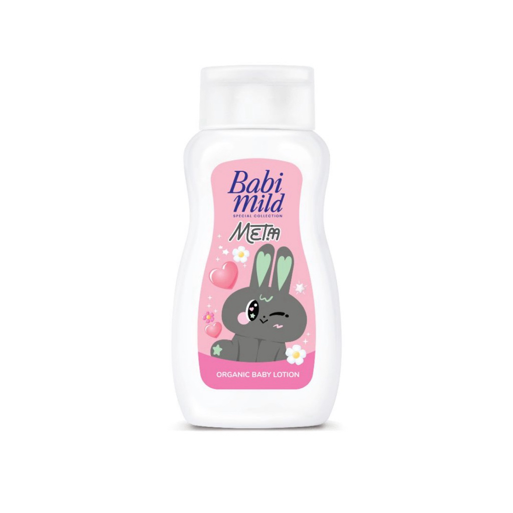 [ใหม่] สบู่เหลว/โลชั่นเบบี้มายด์xโพก้าซัง เมต้า 100มล Babi Mild Organic Baby Bath X Poucasan/Baby Mi