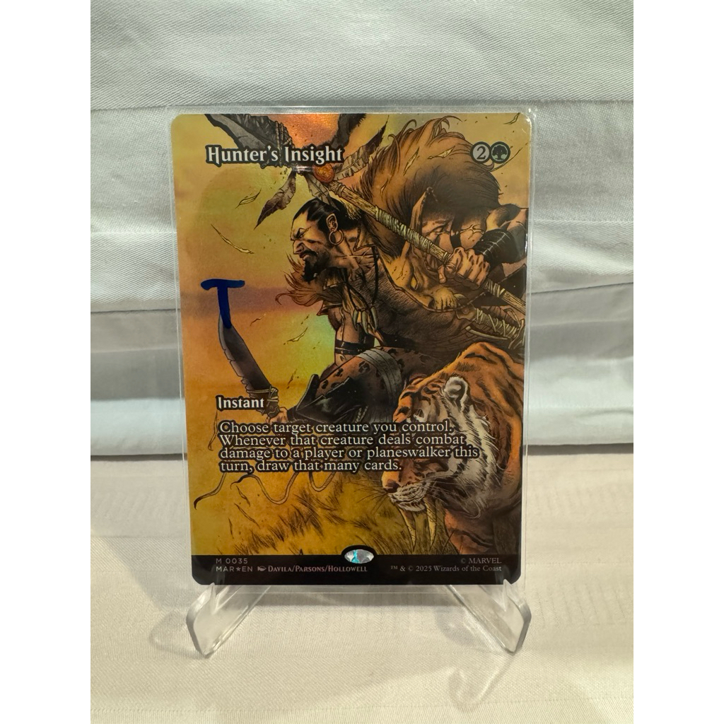 MTG Marvel Eternal-Legal Foil: Hunter's Insight