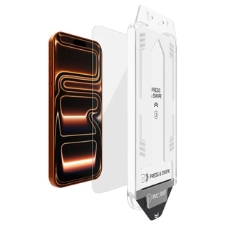 ฟิล์มกระจกใสไร้ขอบ iPhone 17 & 16 Series Slimcase ติดง่าย กันรอย แข็งแรง 9H