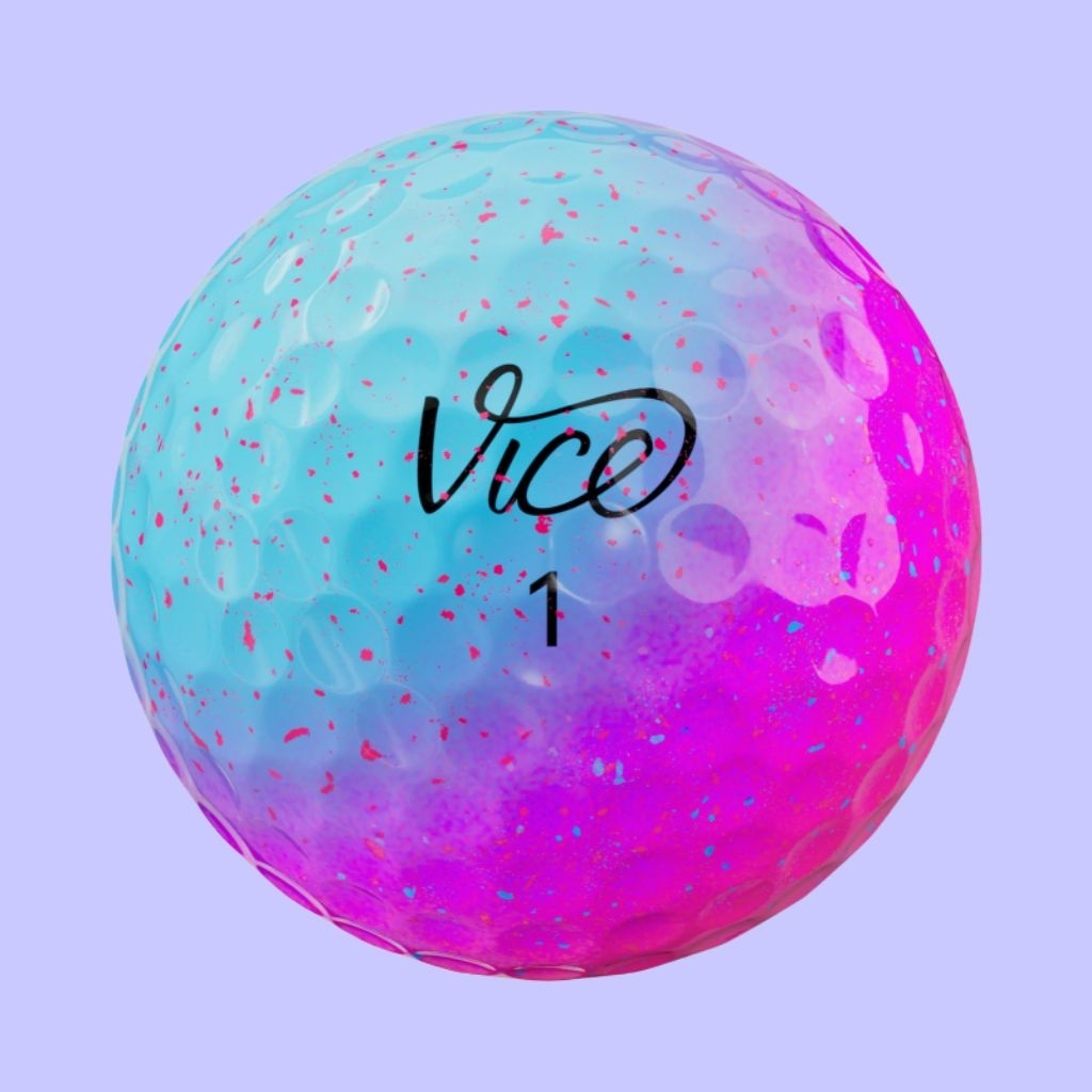 [1Ball] [Nobox] ลูกกอล์ฟ Vice Pro Air Cotton Candy กอล์ฟ ลูกกอล์ฟ ลูกพัต Taylormade Callaway Vice Go