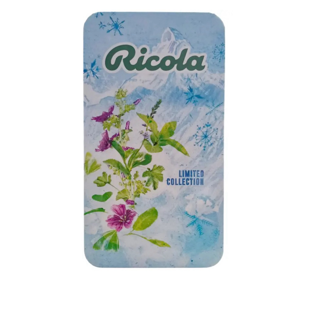 New Year Gift Set Ricola Sugar free Mint 100g ริโคล่าลูกอมชูการ์ฟรีรสดั้งเดิมและมินต์กลิ่นเลมอน 100ก