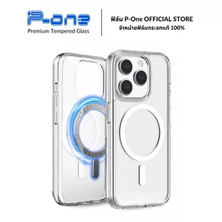 [🇯🇵P-One] เคสแม่เหล็ก iPhone อะคริลิก+TPU ใส 17 16 15 14 13 12 11 Pro Max Plus Mini SE 8 7 XR XS E